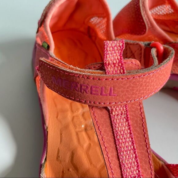 Merrell Hydro Monarch Coral Water Sandals Sz 5 - Picture 6 of 7
